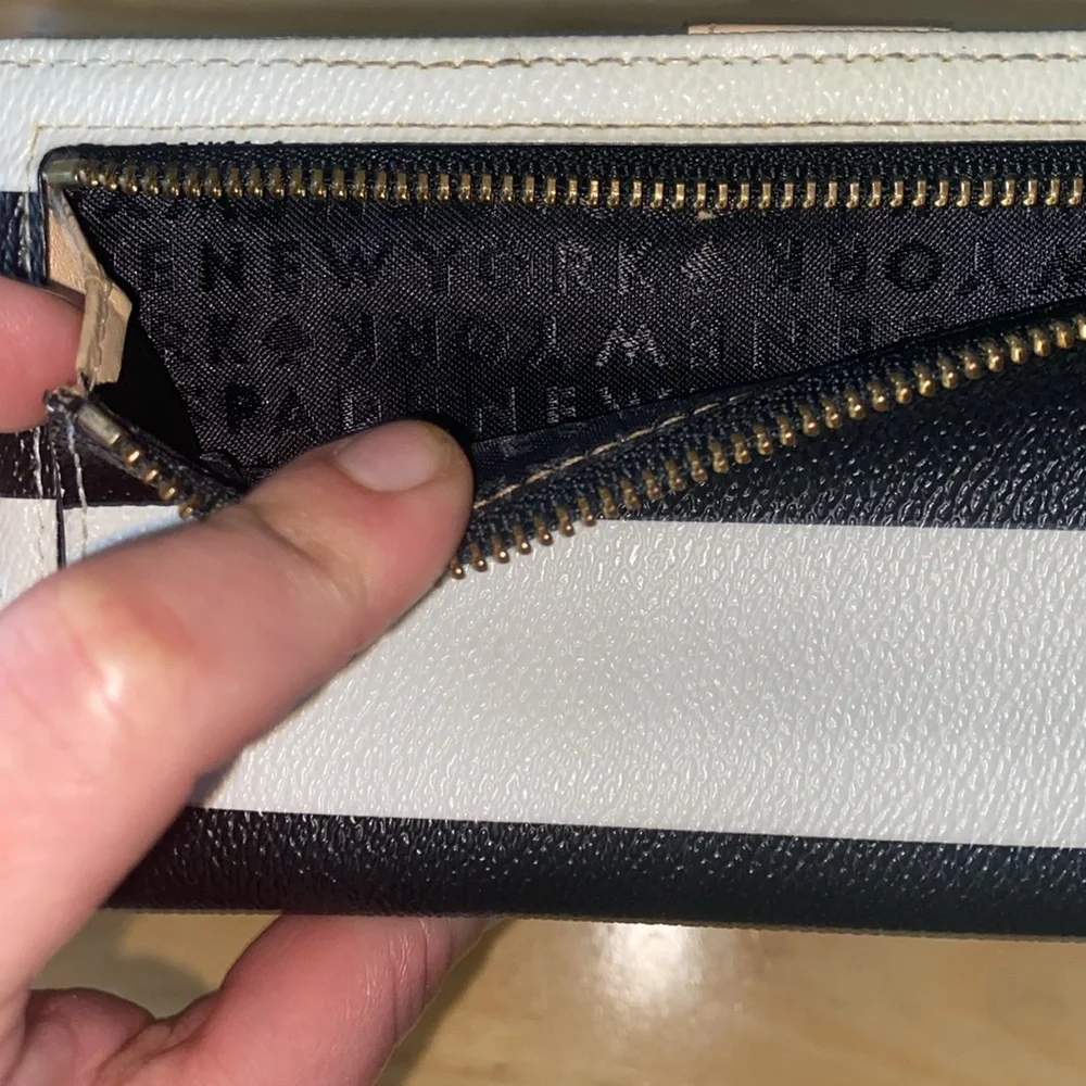 Kate Spade | Laurel Way Printed Stacy Cruise Stripes Wallet